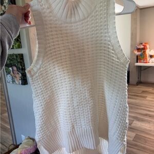 French Connection Cream Knit Top